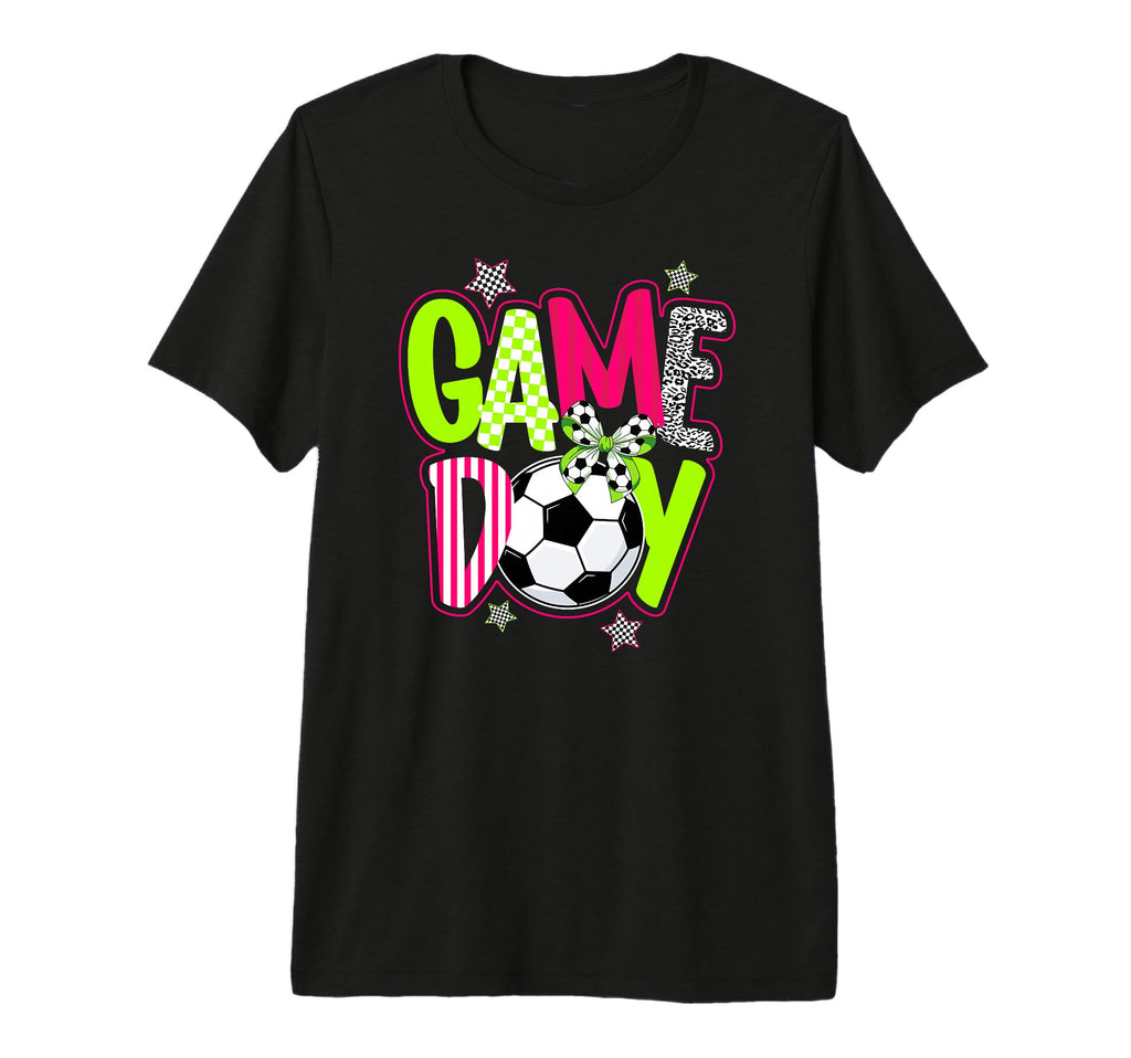Game Day Coquette Soccer Game Day T-Shirt - Minimalist Print Men Women - T-Shirt, Sweatshirt, Hoodie