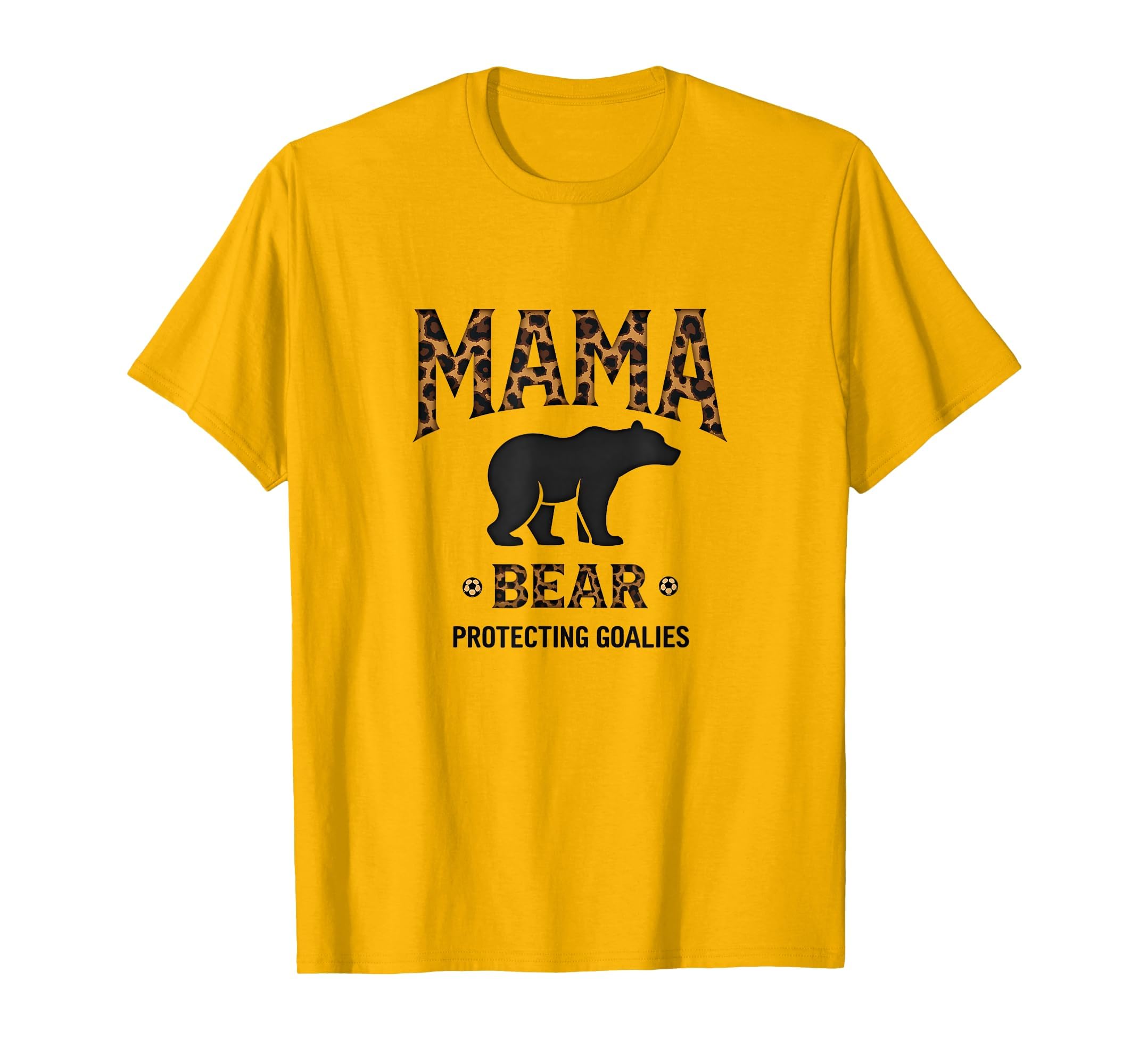 Mama Bear Protecting Goalies Soccer T-Shirt - Minimalist Print Men Women - T-Shirt, Sweatshirt, Hoodie