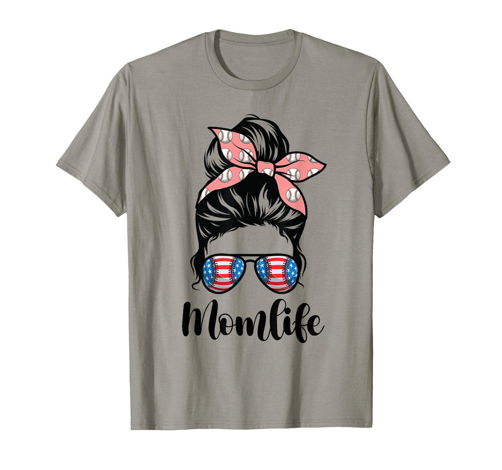 Mom Life Messy Bun Lovers Mother T-Shirt - Unique Graphic for Adults - T-Shirt, Sweatshirt, Hoodie