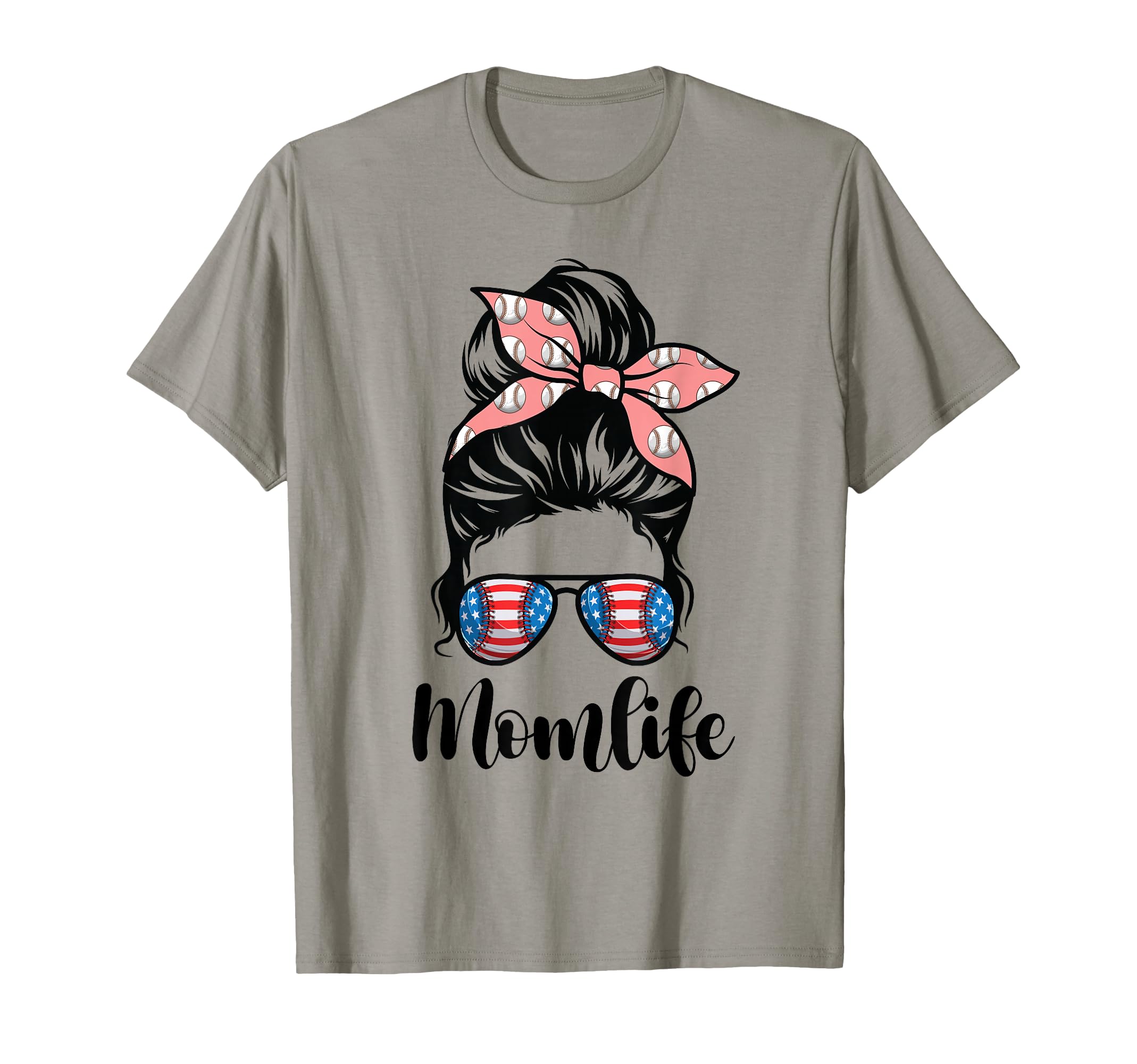 Mom Life Messy Bun Lovers Mother T-Shirt - Unique Graphic for Adults - T-Shirt, Sweatshirt, Hoodie
