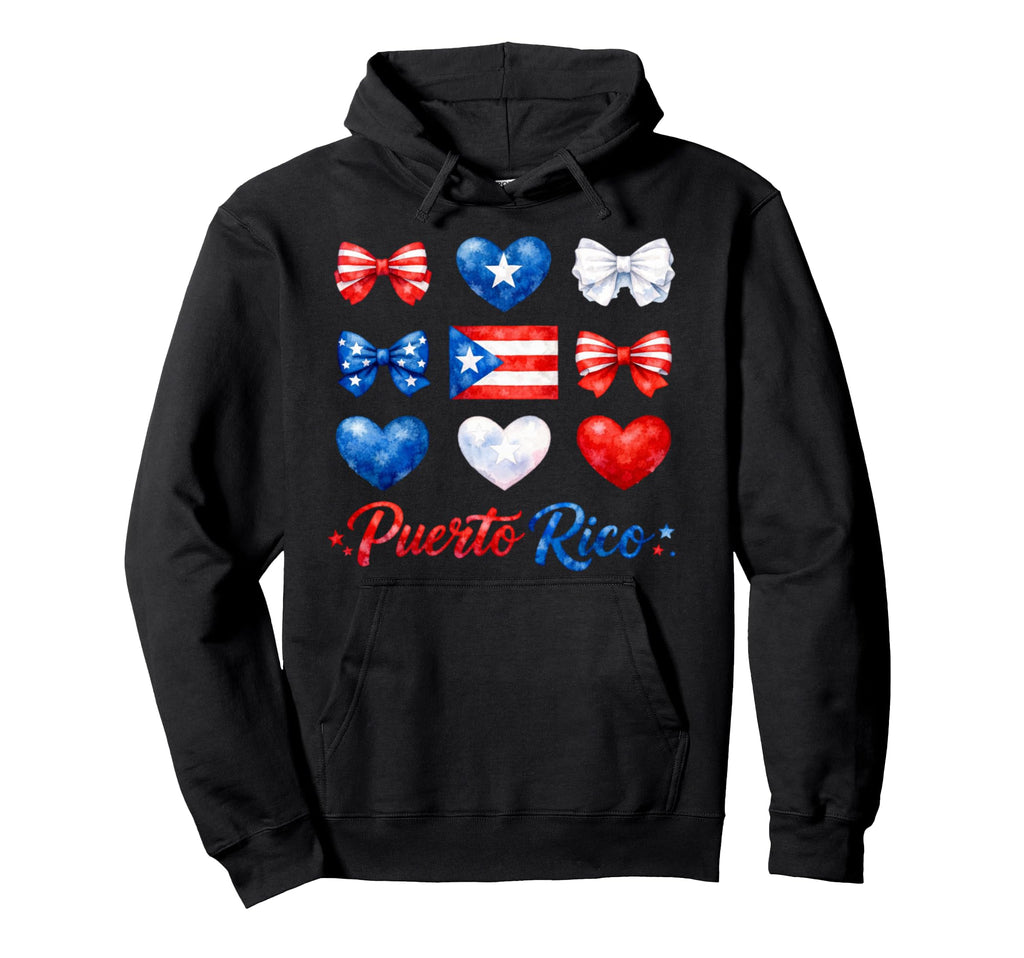 Puerto Rico Flag Soccer Lovers Hoodie - Minimalist Print for Adults - T-Shirt, Sweatshirt, Hoodie