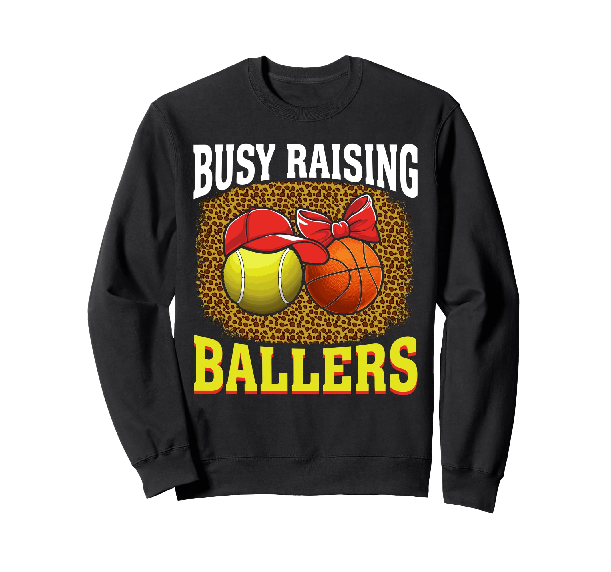 Busy Raising Ballers Tennis Sweatshirt - Minimalist Print Men Women - T-Shirt, Sweatshirt, Hoodie