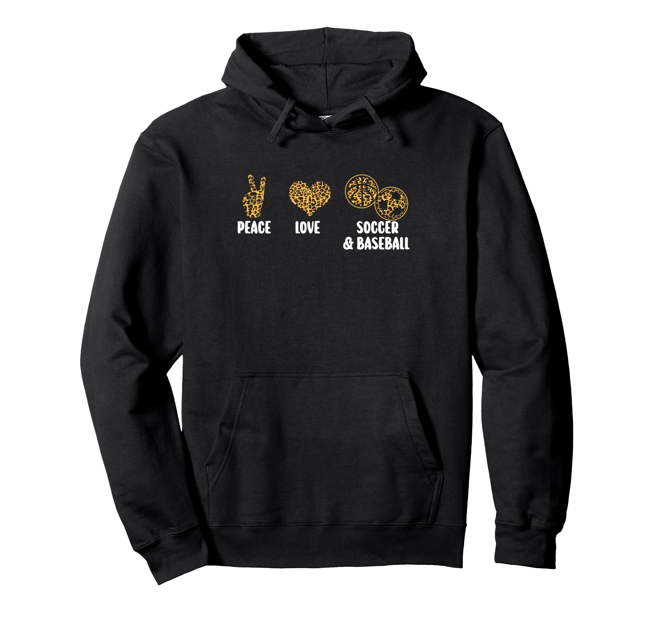Peace Love Soccer Basketball Basketball Hoodie - Unique Graphic Unisex - T-Shirt, Sweatshirt, Hoodie