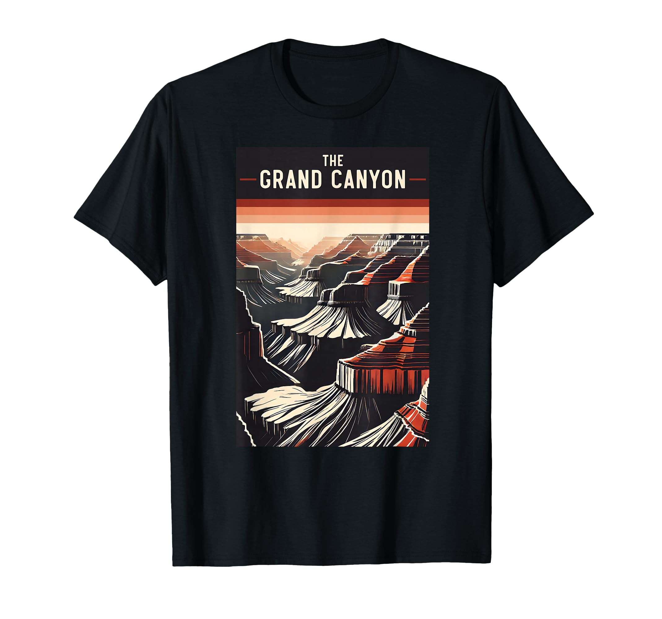 Grand Canyon National Park Grand T-Shirt - Minimalist Print for Adults - T-Shirt, Sweatshirt, Hoodie
