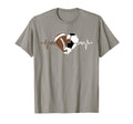 Football Soccer Heart Sport Heartbeat T-Shirt - Minimalist Print Unisex - T-Shirt, Sweatshirt, Hoodie