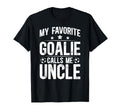 Proud Soccer Goalie Uncle Soccer Keeper T-Shirt - Trendy Graphic Unisex - T-Shirt, Sweatshirt, Hoodie
