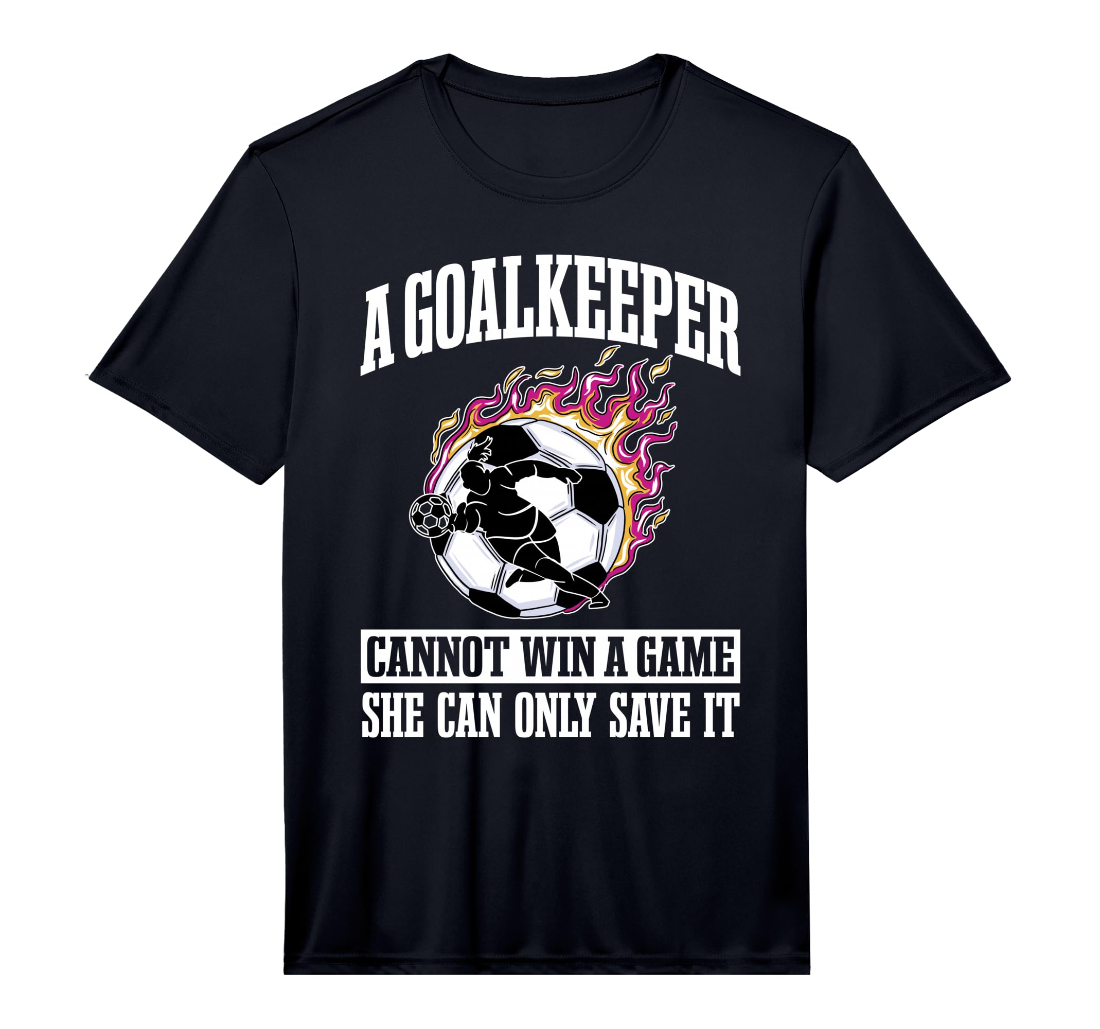 Goalie Goalkeeper Soccer Player T-Shirt - Custom Art Print for Adults - T-Shirt, Sweatshirt, Hoodie