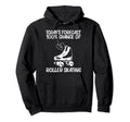 Roller Skating Disco Derby Skates Hoodie - Casual Everyday Wear Men Women - T-Shirt, Sweatshirt, Hoodie