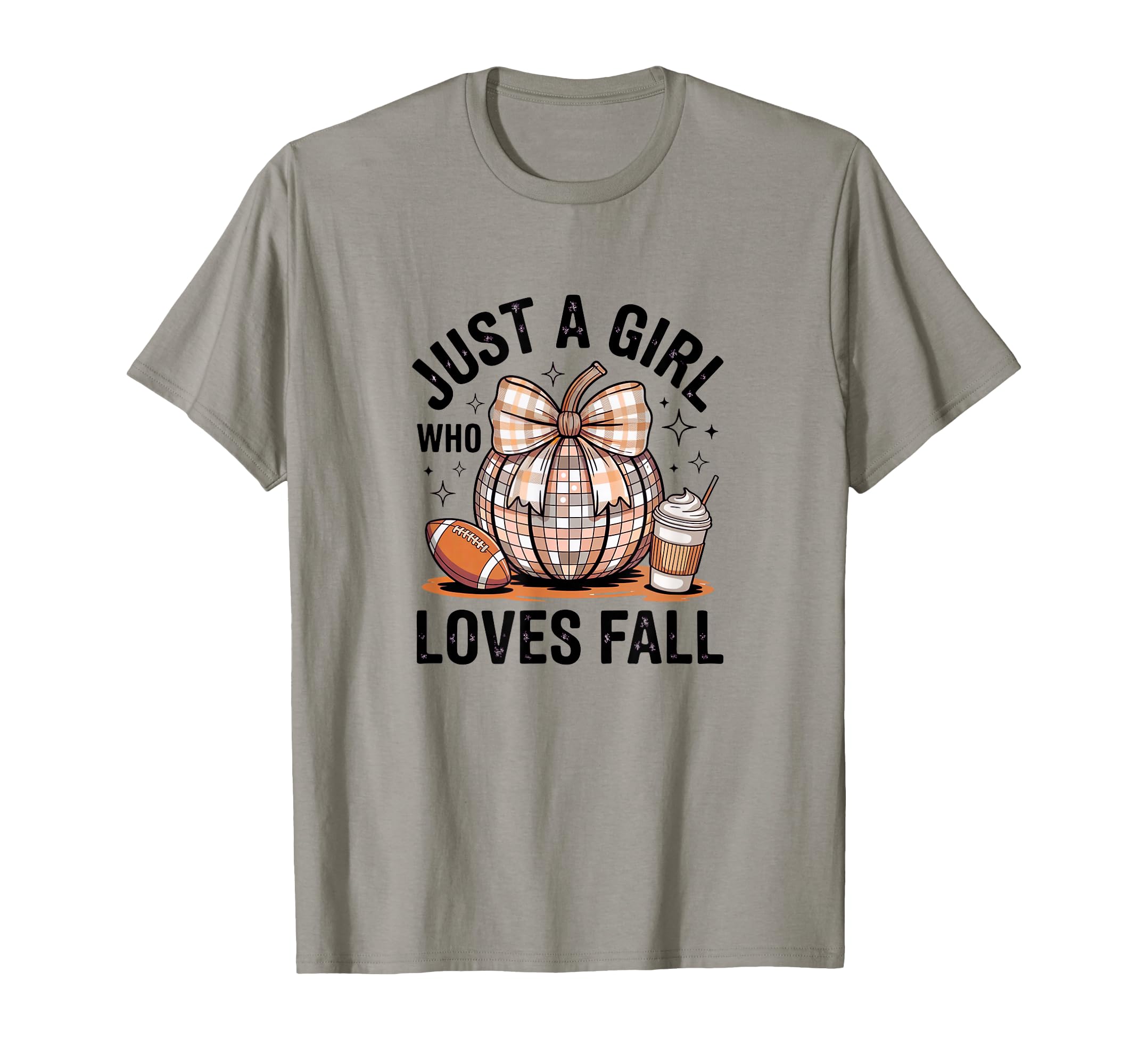 Coquette Bow Sports Fall Pumpkin T-Shirt - Minimalist Print Men Women - T-Shirt, Sweatshirt, Hoodie