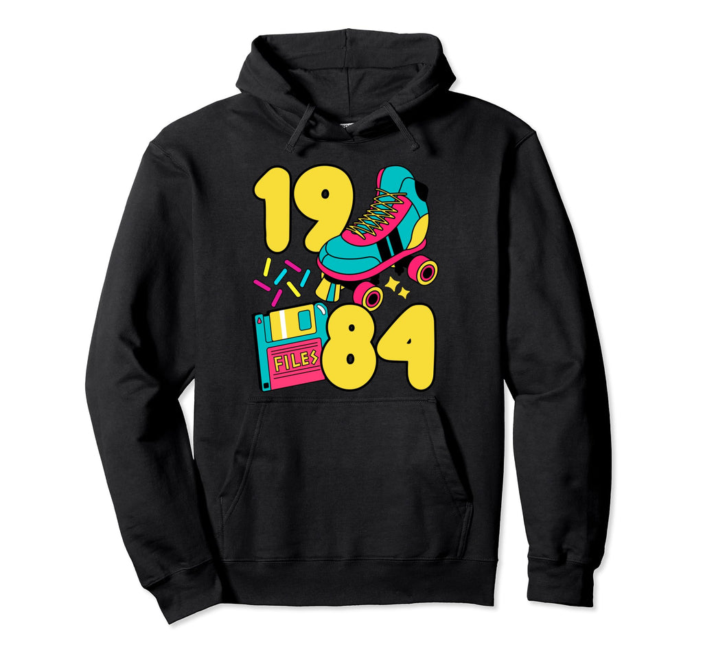 1984 Good Times 80S Tech Candy Roller Hoodie - Novelty Apparel for Adults - T-Shirt, Sweatshirt, Hoodie