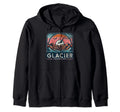 Glacier National Park Montana Usa T-Shirt - Custom Art Print Men Women - T-Shirt, Sweatshirt, Hoodie