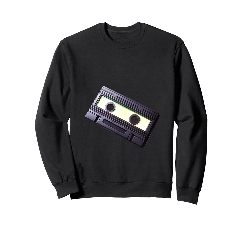 Cassette Tape Art Nostalgia Sweatshirt - Unique Graphic for Adults - T-Shirt, Sweatshirt, Hoodie