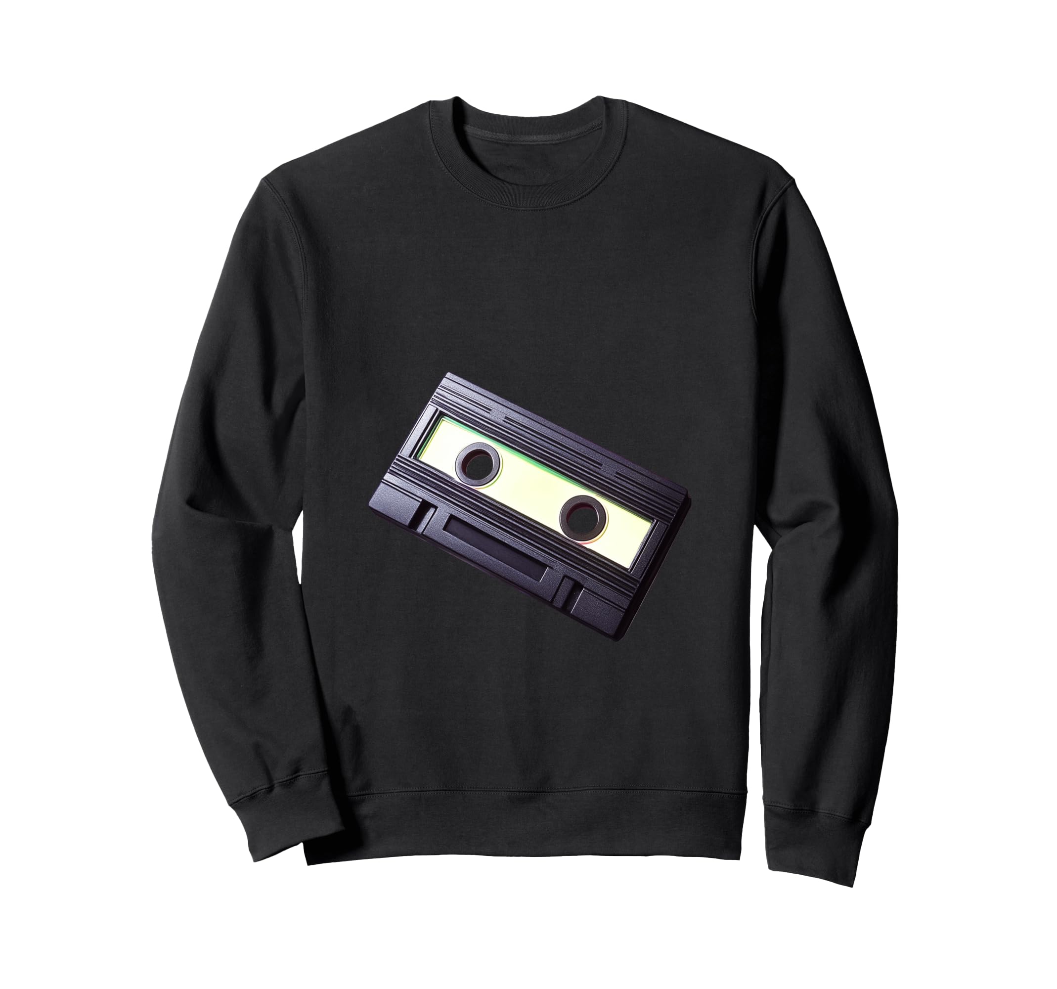 Cassette Tape Art Nostalgia Sweatshirt - Unique Graphic for Adults - T-Shirt, Sweatshirt, Hoodie