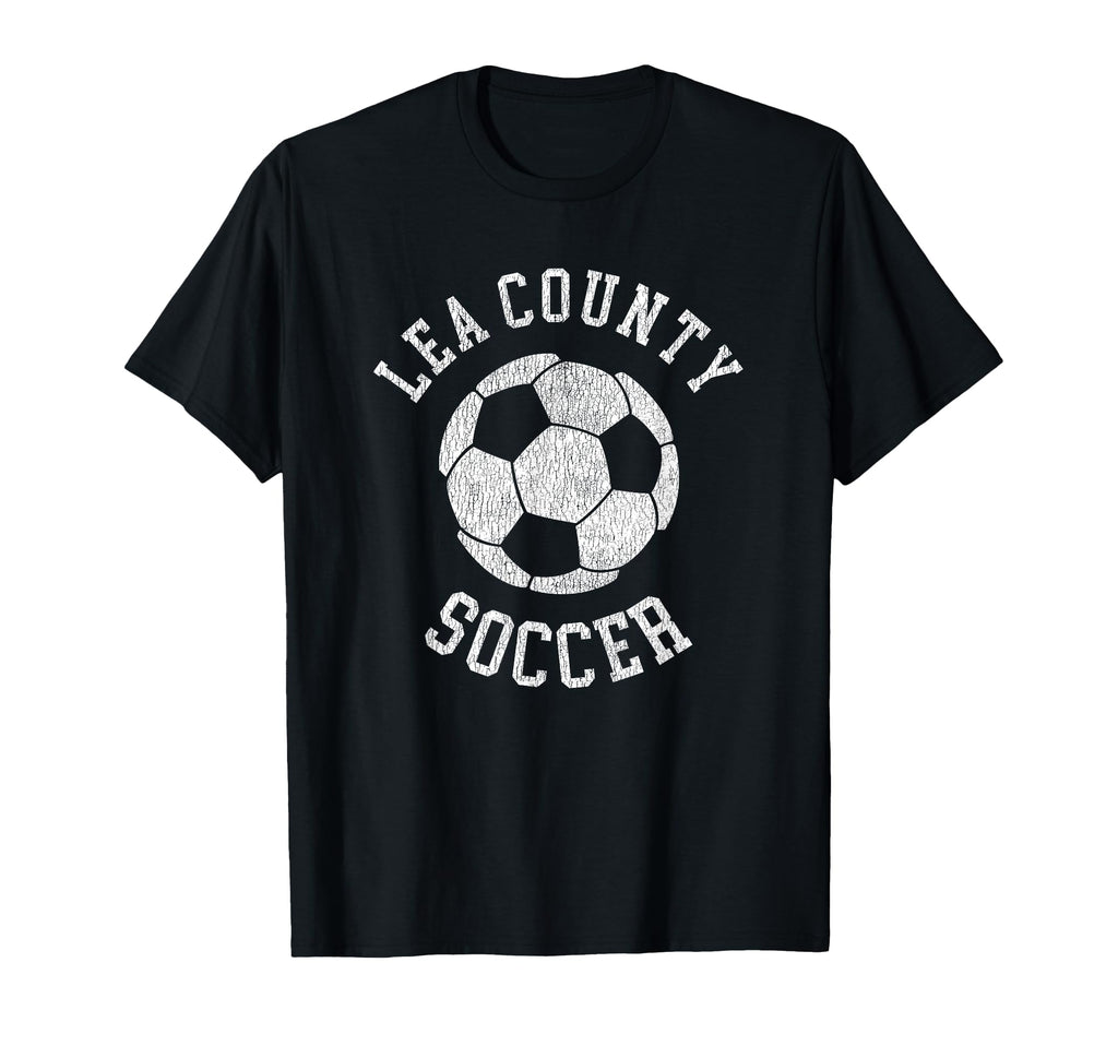 Lea County Soccer Distressed 90S T-Shirt - Custom Art Print Men Women - T-Shirt, Sweatshirt, Hoodie