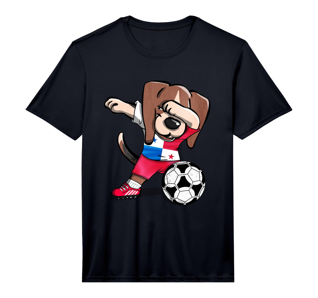 Dabbing Beagle Panama Soccer Fans Jersey T-Shirt - Graphic Print Men Women - T-Shirt, Sweatshirt, Hoodie