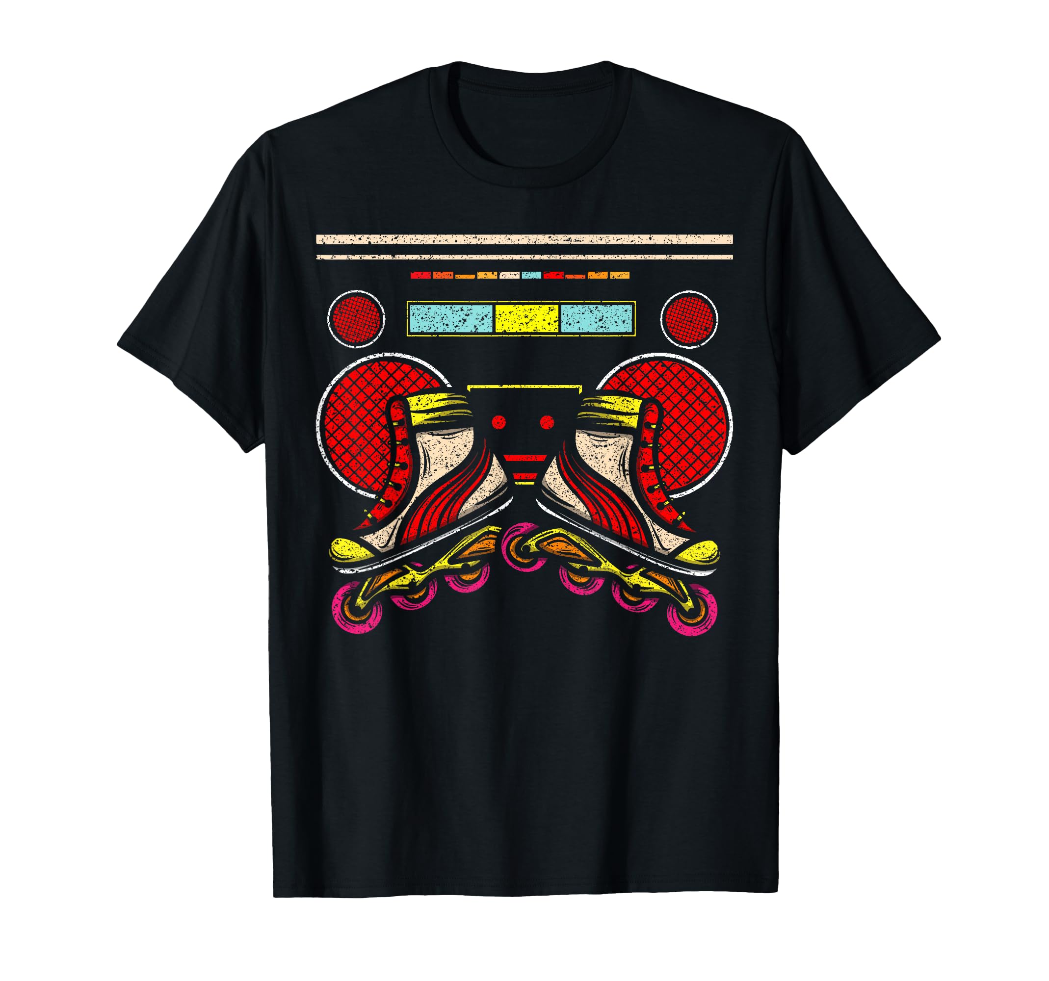 80S Rollerskates 70S 80S 90S Old T-Shirt - Graphic Print Men Women - T-Shirt, Sweatshirt, Hoodie