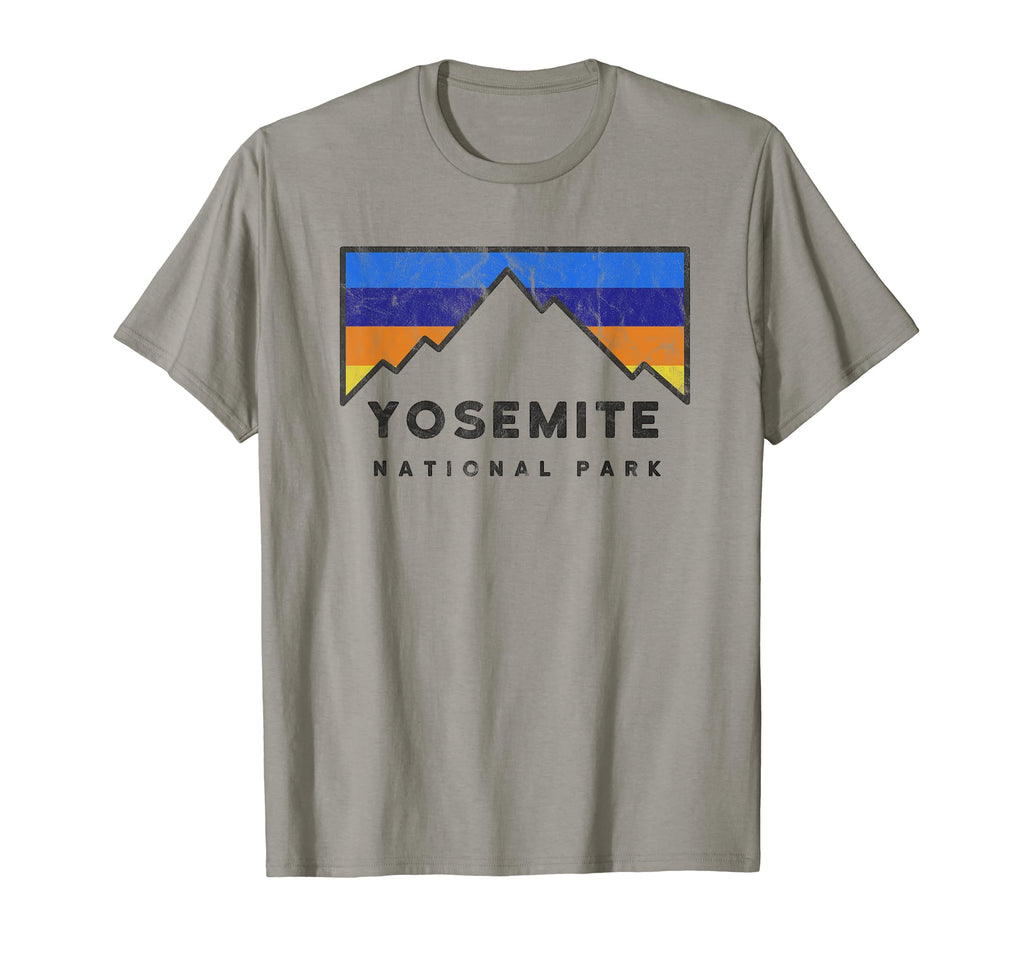 Yosemite National Park Mountain Colors T-Shirt - Custom Art Print Men Women - T-Shirt, Sweatshirt, Hoodie