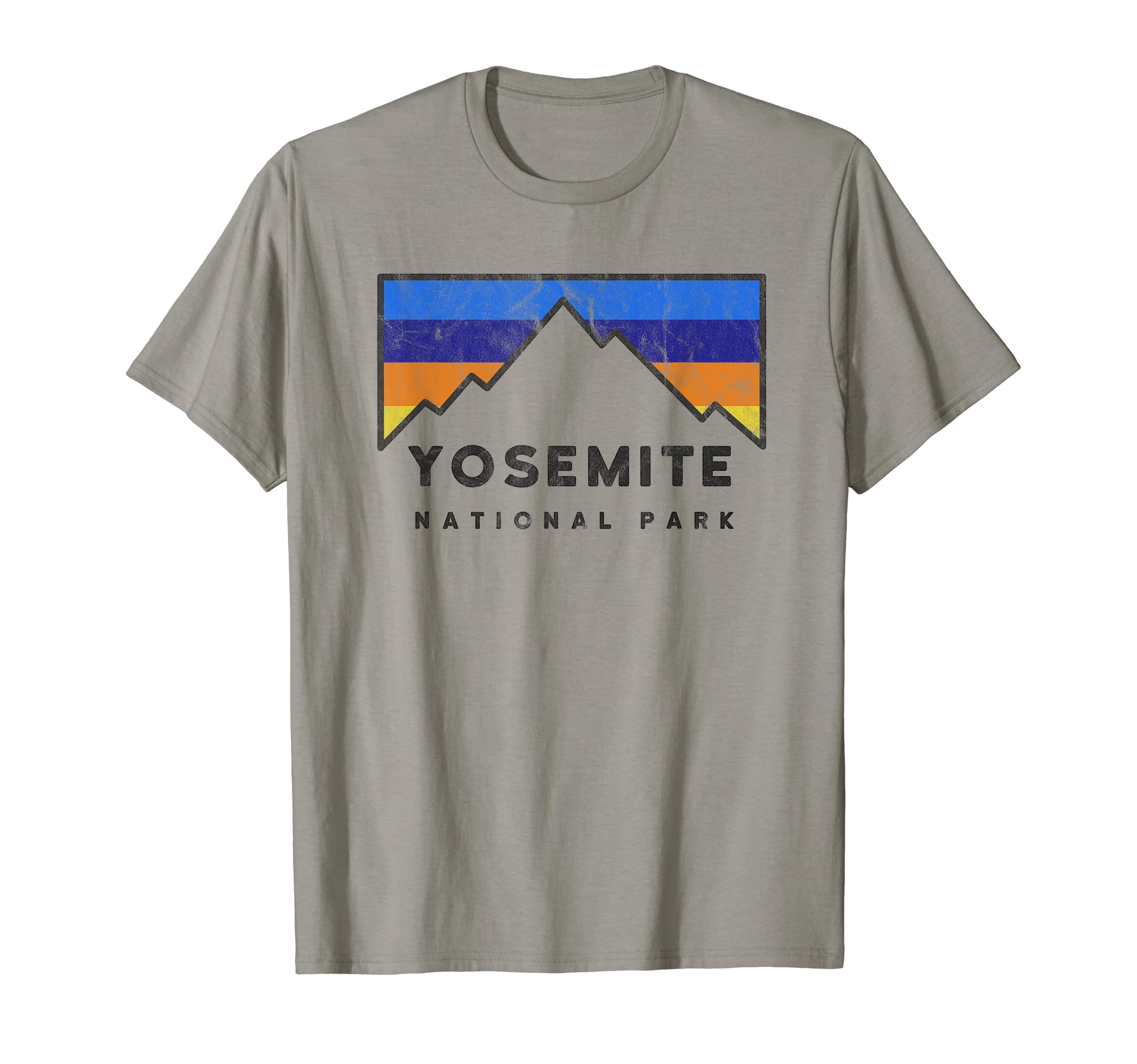 Yosemite National Park Mountain Colors T-Shirt - Custom Art Print Men Women - T-Shirt, Sweatshirt, Hoodie