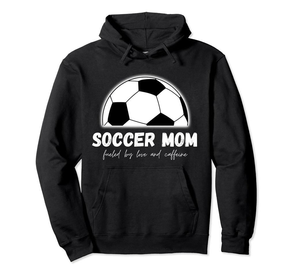 Soccer Mom Fueled Love And Caffeine Hoodie - Graphic Print for Adults - T-Shirt, Sweatshirt, Hoodie