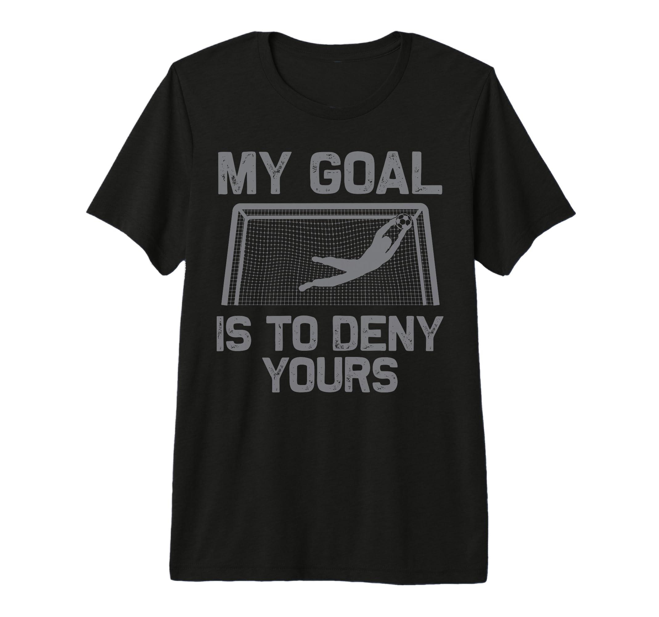 Soccer Goalie Art Gag Soccer Player Tri T-Shirt - Graphic Print Unisex - T-Shirt, Sweatshirt, Hoodie