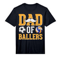 Dad Ballers Soccer Volleyball Proud T-Shirt - Aesthetic Graphic Unisex - T-Shirt, Sweatshirt, Hoodie