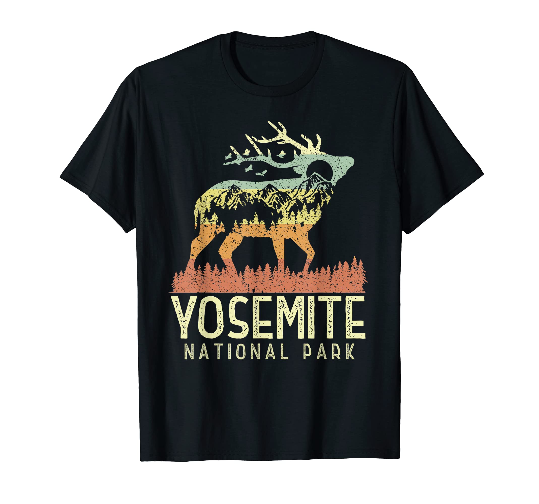 Yosemite National Park Mountain Gift T-Shirt - Trendy Graphic Unisex - T-Shirt, Sweatshirt, Hoodie