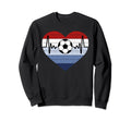 I Love Soccer Red White And Blue Sweatshirt - Graphic Print Men Women - T-Shirt, Sweatshirt, Hoodie