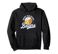 Busy Raising Ballers Volleyball Hoodie - Graphic Print for Adults - T-Shirt, Sweatshirt, Hoodie
