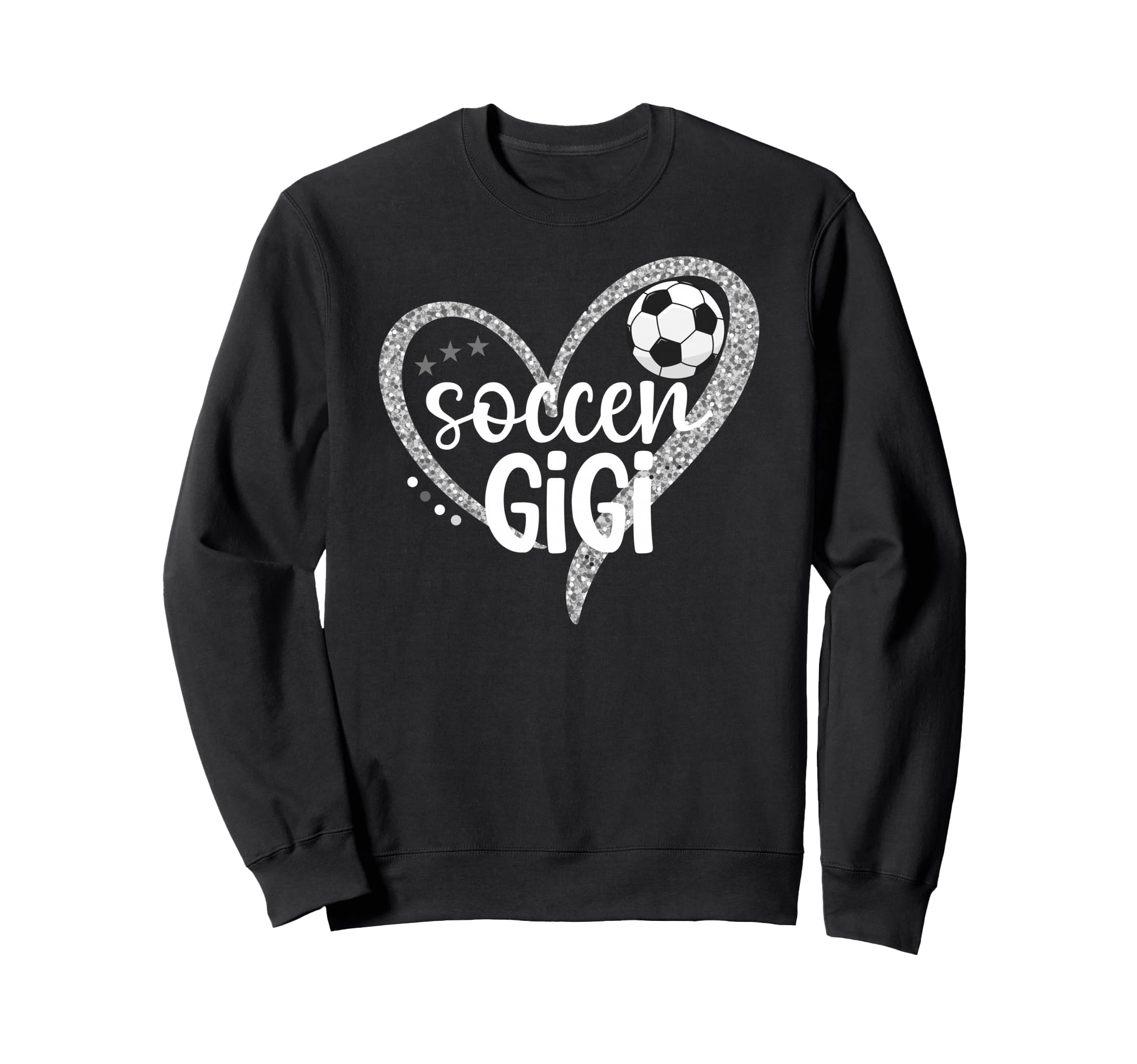 Soccer Gigi Heart Grandma Gigi Sweatshirt - Aesthetic Graphic Unisex - T-Shirt, Sweatshirt, Hoodie