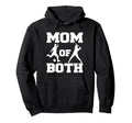 Mom Both Funny Soccer Baseball Mom Hoodie - Trendy Graphic Men Women - T-Shirt, Sweatshirt, Hoodie