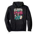 Cleats And Chaos Soccer Mom Hoodie - Minimalist Print Men Women - T-Shirt, Sweatshirt, Hoodie