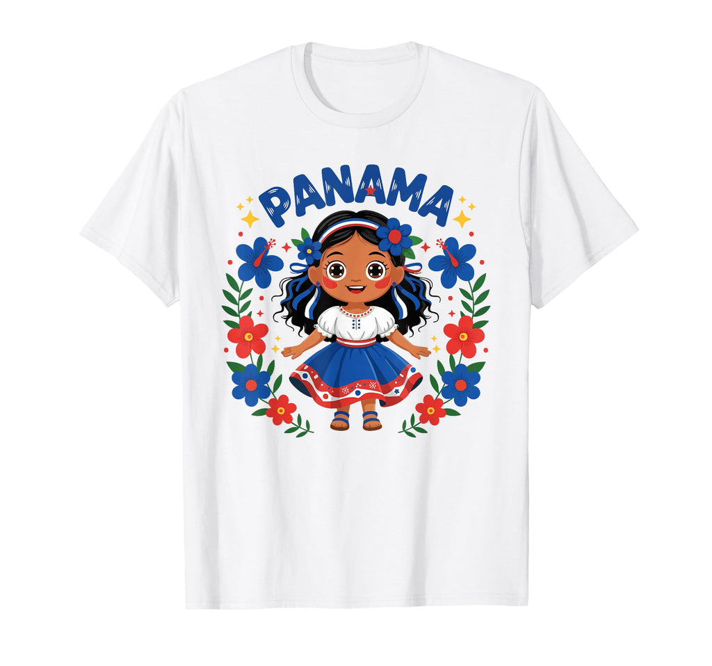 Panama Panamanian Traditional Dress T-Shirt - Custom Art Print Unisex - T-Shirt, Sweatshirt, Hoodie
