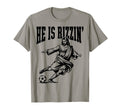 Funny Meme God Christian He Is Rizzin T-Shirt - Custom Art Print Men Women - T-Shirt, Sweatshirt, Hoodie