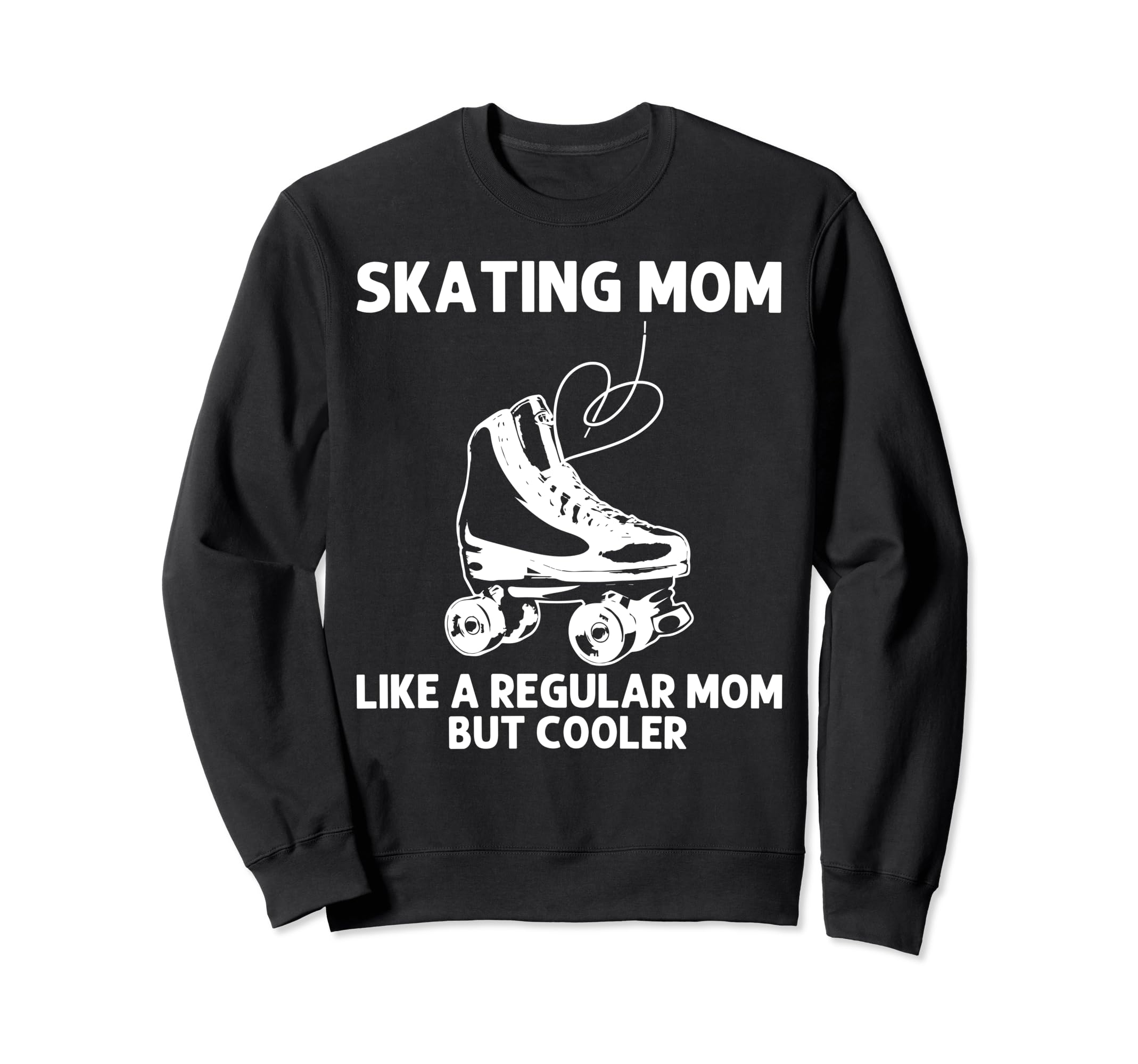 Roller Skating Mom Mother Disco Sweatshirt - Custom Art Print for Adults - T-Shirt, Sweatshirt, Hoodie