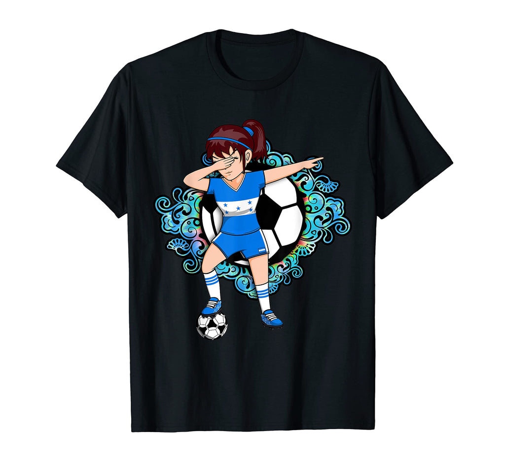 Dabbing Soccer Honduras Jersey T-Shirt - Casual Everyday Wear Men Women - T-Shirt, Sweatshirt, Hoodie