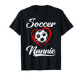 Soccer Nannie Soccer Heart Family Matching T-Shirt - Unique Graphic Unisex - T-Shirt, Sweatshirt, Hoodie