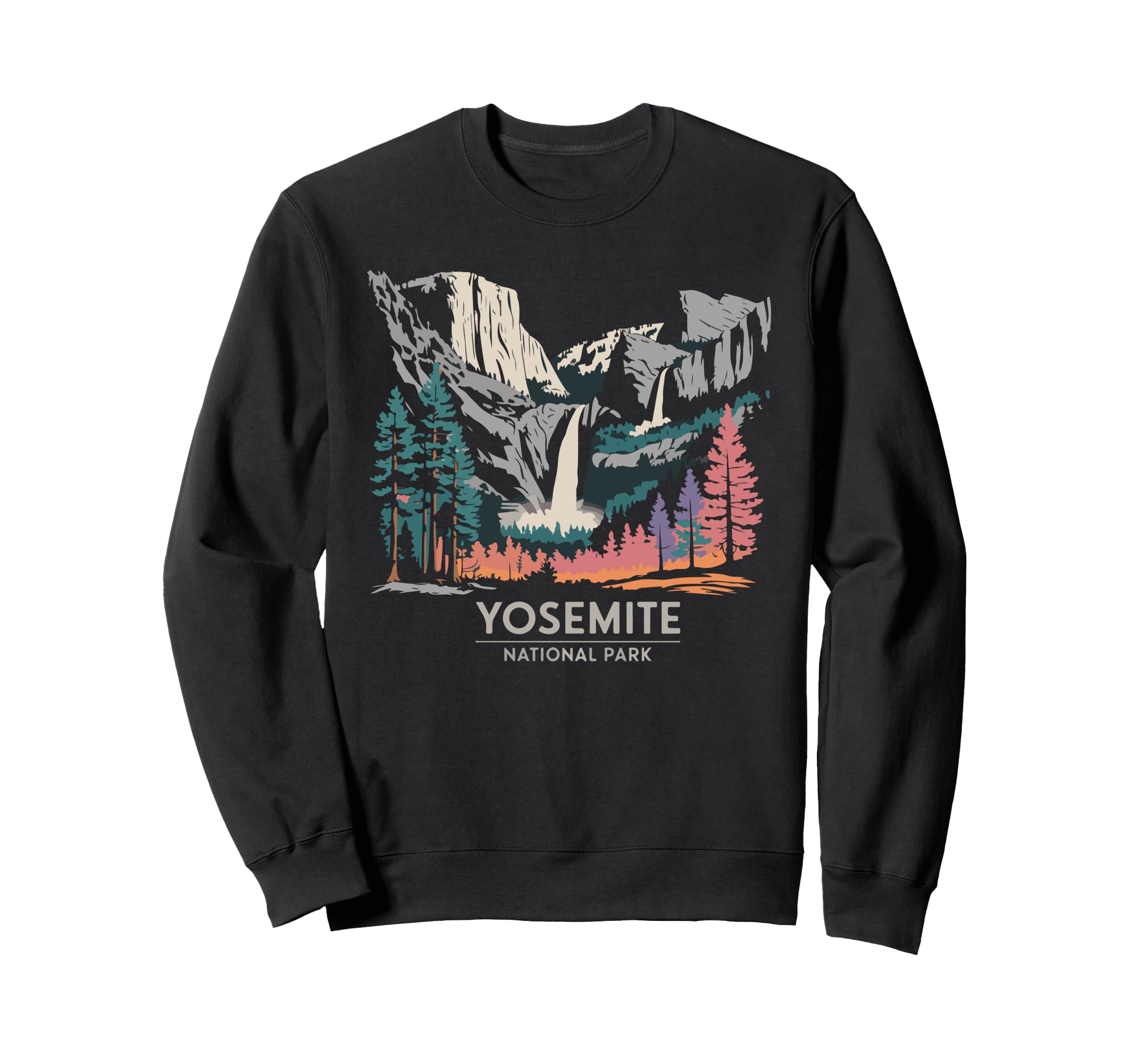 Yosemite Falls California National Sweatshirt - Novelty Apparel for Adults - T-Shirt, Sweatshirt, Hoodie