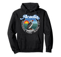 Acadia National Park Maine Puffin Hoodie - Aesthetic Graphic Unisex - T-Shirt, Sweatshirt, Hoodie