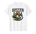Soccer Beaver Playing Soccer T-Shirt - Fun Novelty Design Unisex - T-Shirt, Sweatshirt, Hoodie