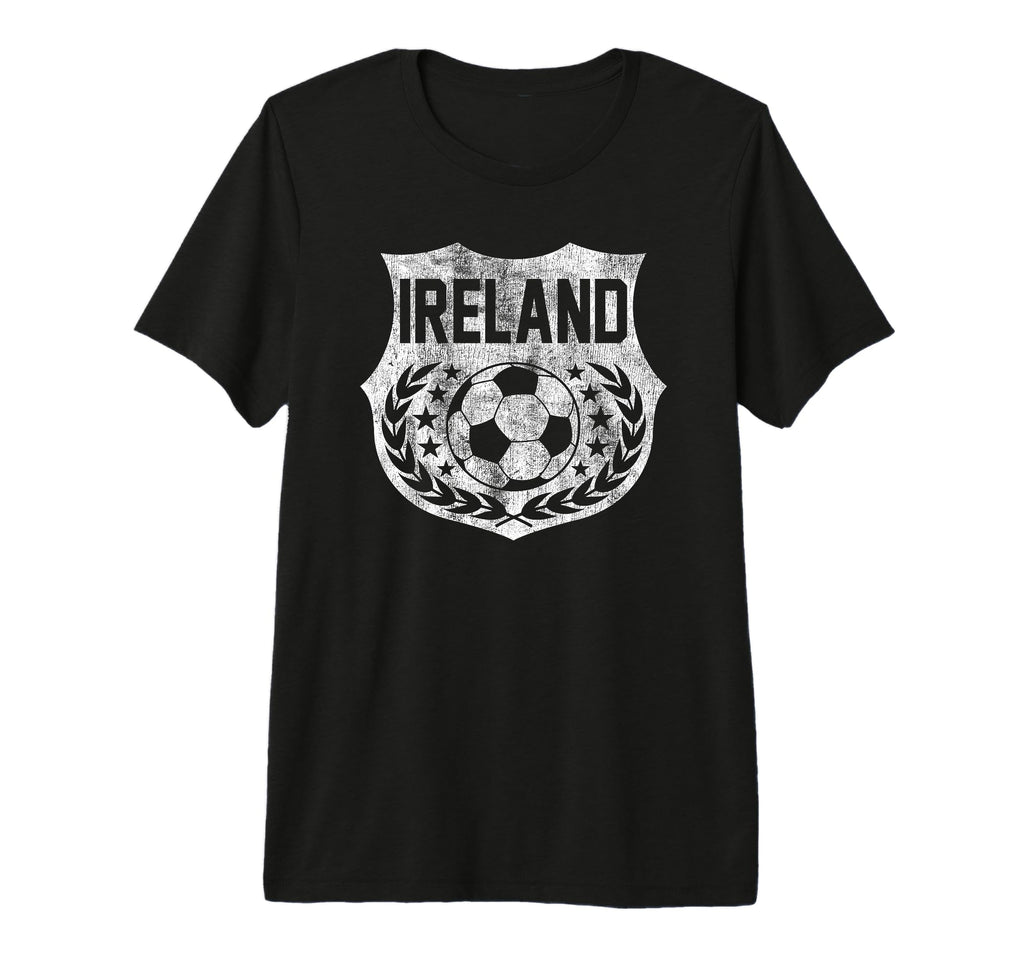 Ireland Faded Soccer Tri Blend T-Shirt - Trendy Graphic Men Women - T-Shirt, Sweatshirt, Hoodie