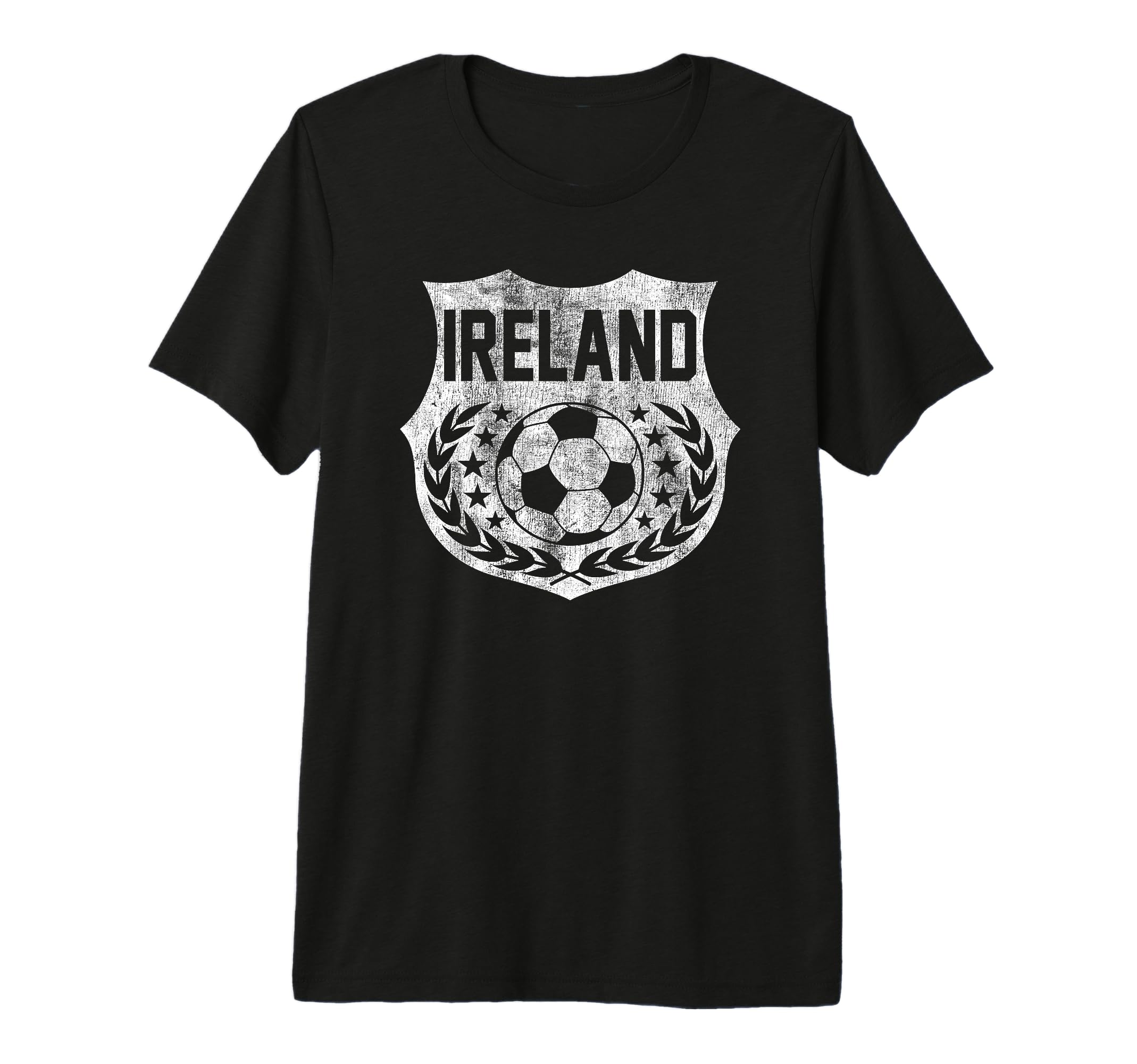 Ireland Faded Soccer Tri Blend T-Shirt - Trendy Graphic Men Women - T-Shirt, Sweatshirt, Hoodie