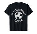 St Louis County Soccer Distressed 90S T-Shirt - Casual Everyday Wear Unisex - T-Shirt, Sweatshirt, Hoodie