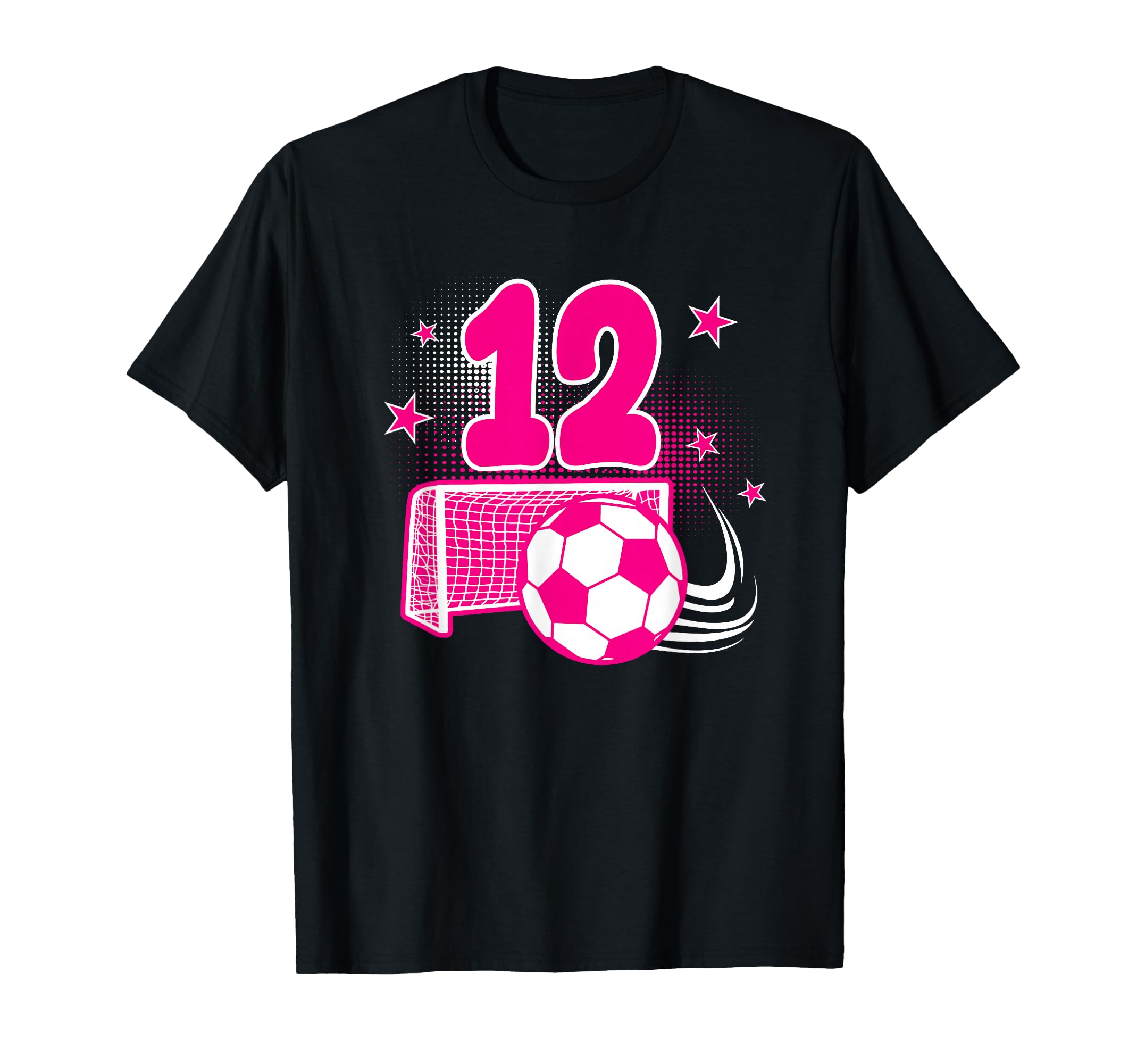 12 Years Old Birthday 12Th Soccer Themed T-Shirt - Minimalist Print Unisex - T-Shirt, Sweatshirt, Hoodie