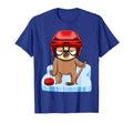 Funny Sloth Playing Ice Hockey T-Shirt - Aesthetic Graphic for Adults - T-Shirt, Sweatshirt, Hoodie
