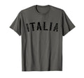Italia Distressed Black Text Italy T-Shirt - Custom Art Print Men Women - T-Shirt, Sweatshirt, Hoodie