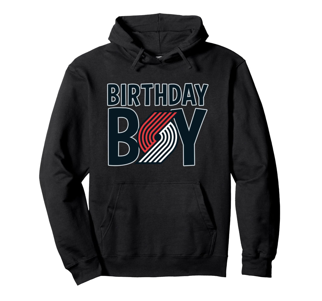 Nba Birthday Portland Trail Blazers Logo Hoodie - Minimalist Print Unisex - T-Shirt, Sweatshirt, Hoodie