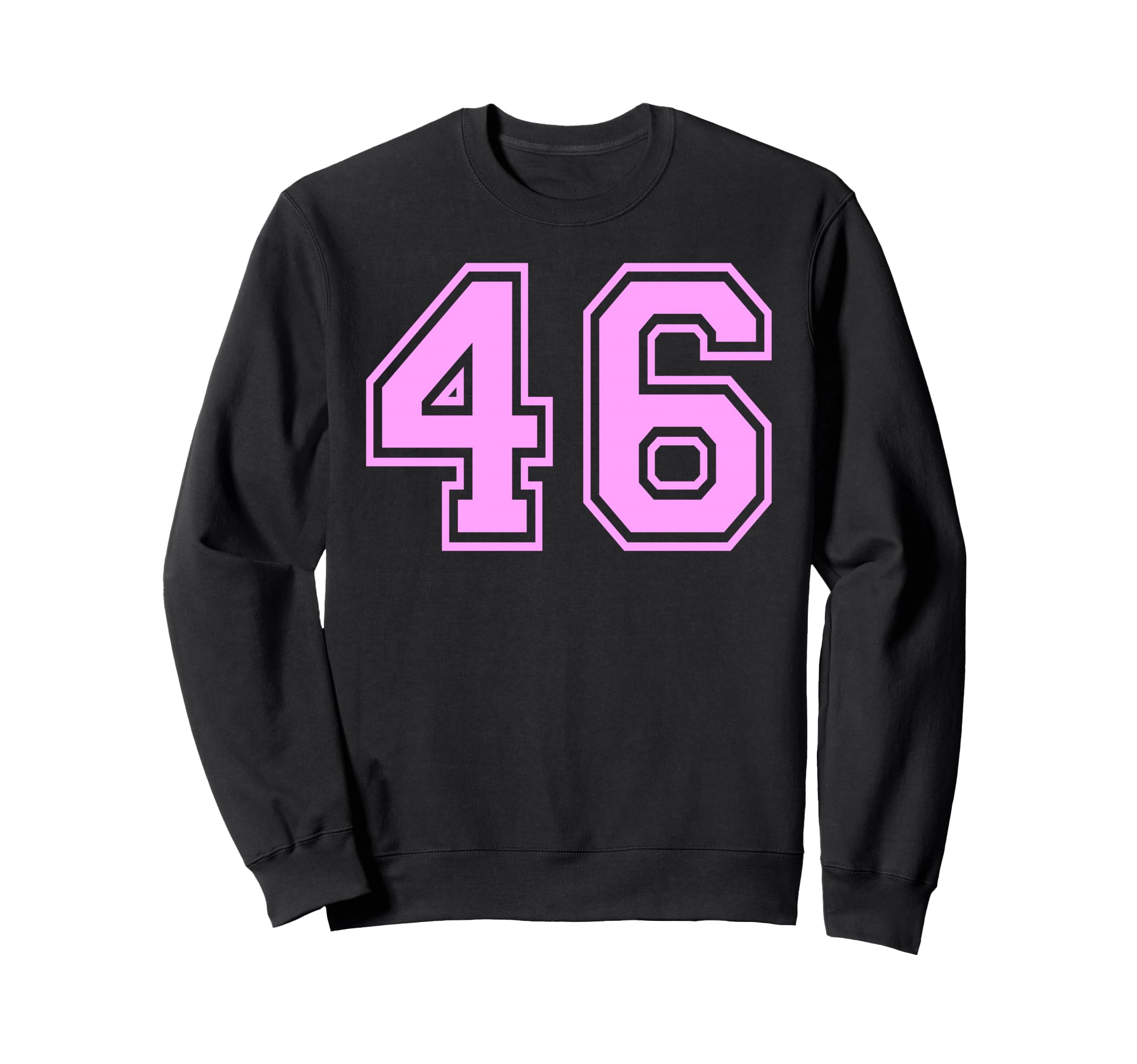 46 Number Forty Six Sports Varsity Sweatshirt - Minimalist Print Unisex - T-Shirt, Sweatshirt, Hoodie