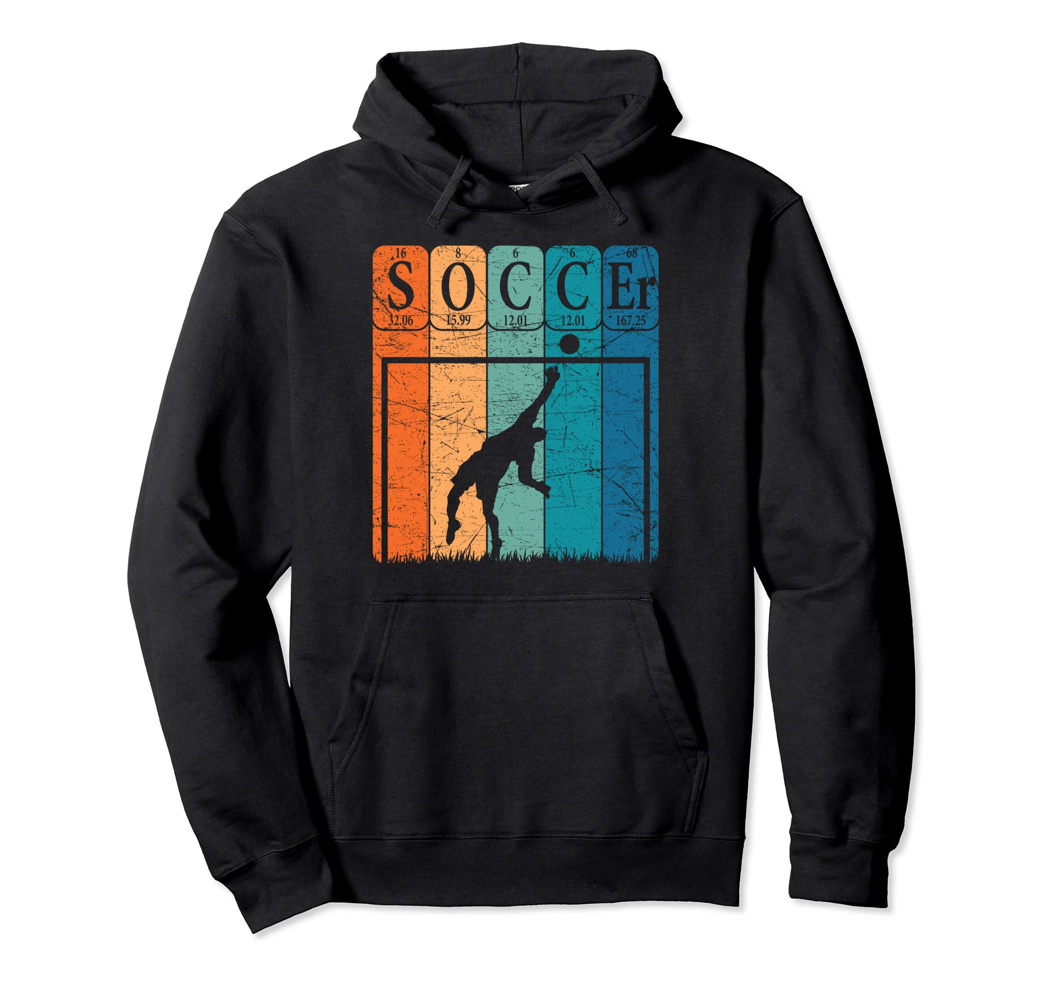 Soccer Periodic Table Elements Soccer Hoodie - Novelty Apparel Men Women - T-Shirt, Sweatshirt, Hoodie