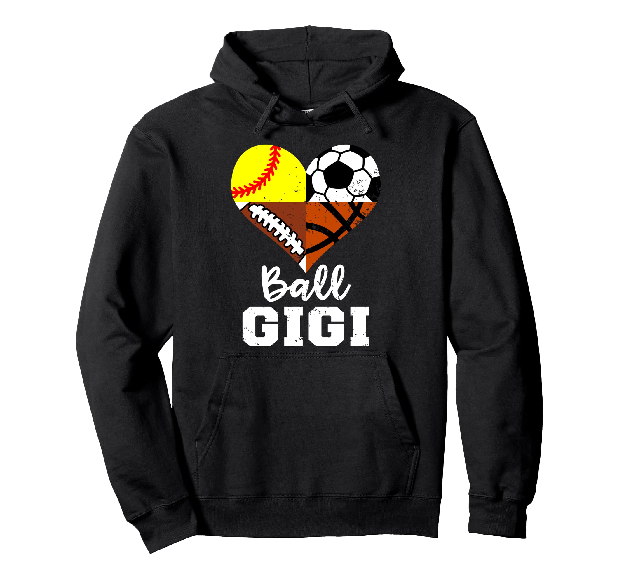 Ball Gigi Soccer Football Softball Hoodie - Streetwear Style for Adults - T-Shirt, Sweatshirt, Hoodie