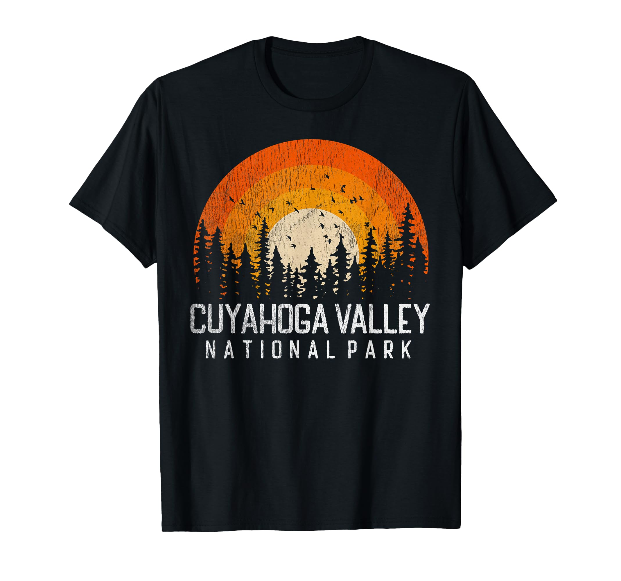 Cuyahoga Valley National Park 70S T-Shirt - Casual Everyday Wear Men Women - T-Shirt, Sweatshirt, Hoodie